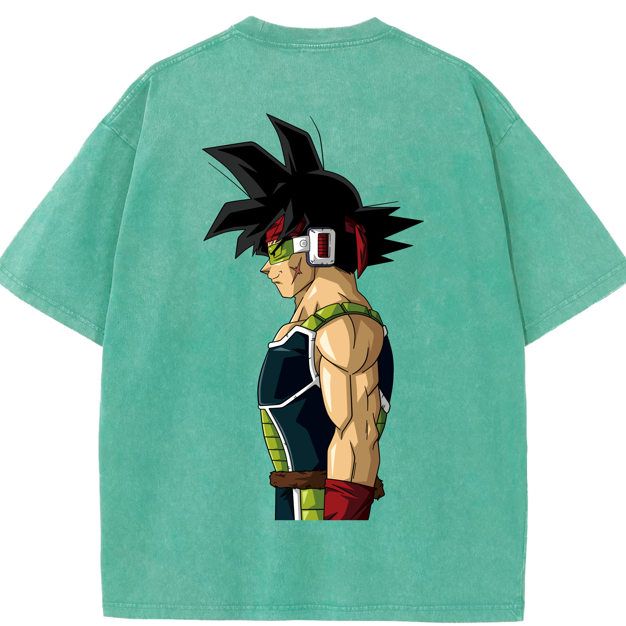 （画像用） ドラゴンボール バーダック DRAGON BALL Burdock 綿100% ヴィンテージ風 半袖Tシャツ（背面プリント）